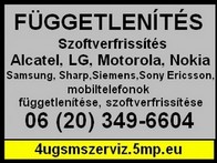 Alcatel függetlenítés szoftverfrissítés