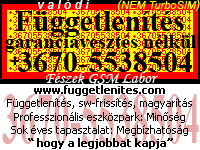 Siemens FÜGGETLENÍTÉS szoftverfrissítés (Fészek GSM Labor - 0670-5538504)