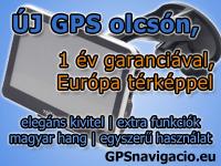 GPS navigáció sok extrával – garanciával 