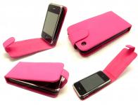 Iphone pink színű bőrtok, vadonat új.