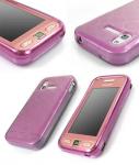 Samsung S5230 félkemény lila szilikon tok