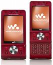 Sony Ericsson W910i Piros